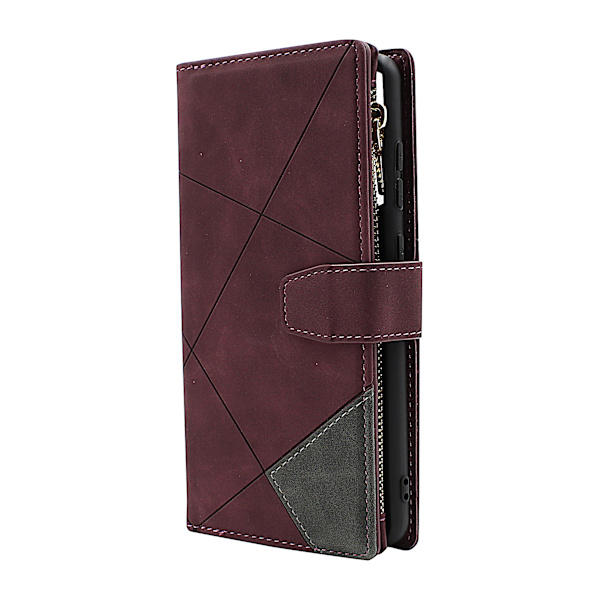 XL Standcase Lyxfodral Samsung Galaxy A72 (SM-A725F/DS) Vinröd