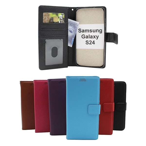 New Standcase Wallet Samsung Galaxy S24 5G (SM-S921B/DS) Brun