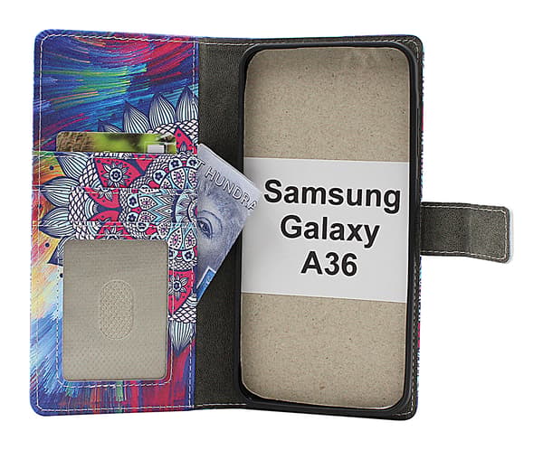 Skimblocker Samsung Galaxy A36 Magnet Plånboksfodral Design