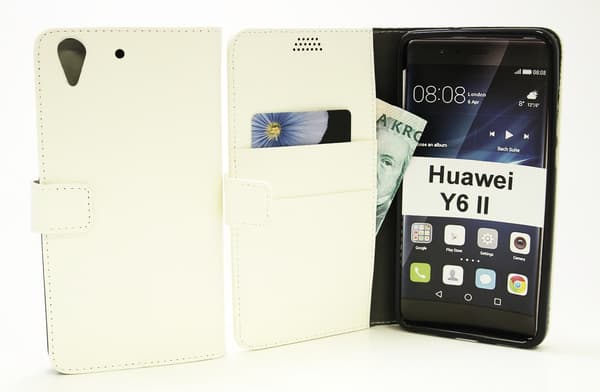 Standcase Wallet Huawei Y6 II Vit