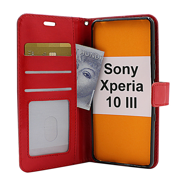 Crazy Horse Wallet Sony Xperia 10 III (XQ-BT52) Brun