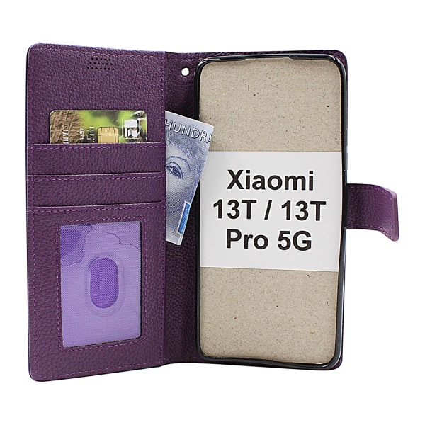 New Standcase Wallet Xiaomi 13T / 13T Pro 5G Röd