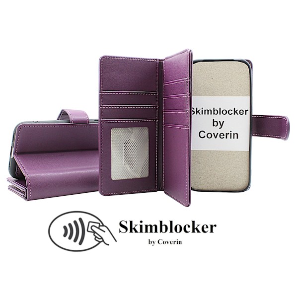 Skimblocker Xiaomi Redmi 14C XL Plånboksfodral Svart