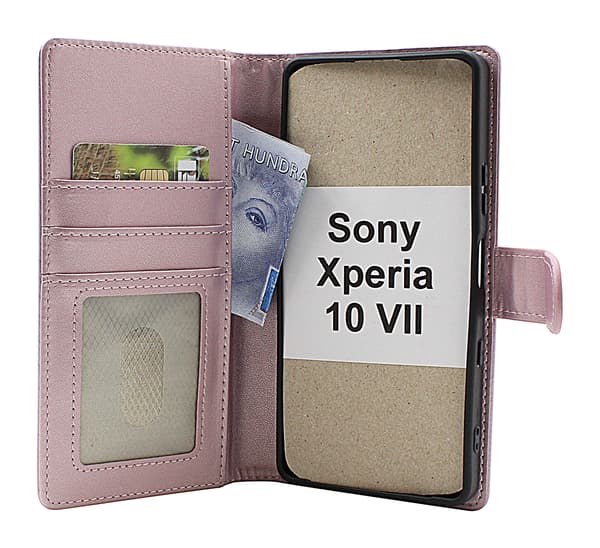 Skimblocker Sony Xperia 10 VII Plånboksfodral Petrol