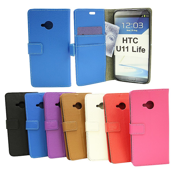 Standcase Wallet HTC U11 Life Hotpink