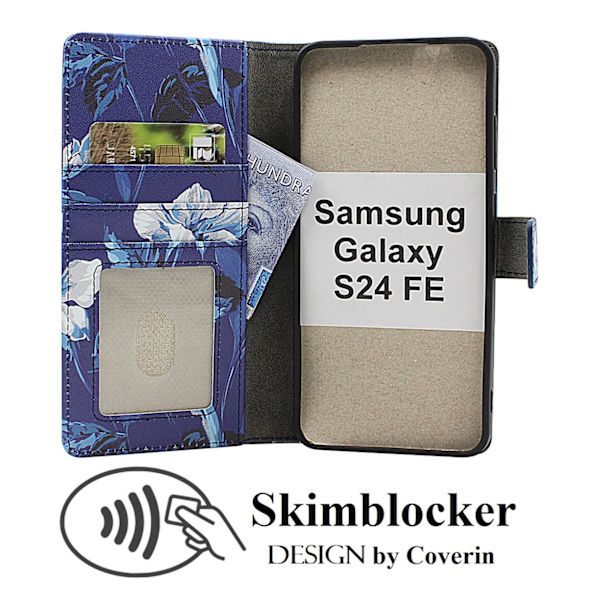 Skimblocker Samsung Galaxy S24 FE Plånboksfodral Design