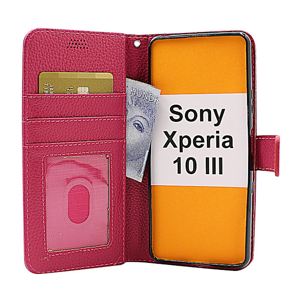 New Standcase Wallet Sony Xperia 10 III (XQ-BT52) Lila