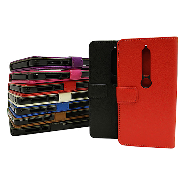 Standcase Wallet Nokia 6 (2018) Hotpink