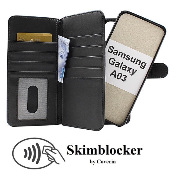 Skimblocker XL Magnet Fodral Samsung Galaxy A03 (A035G/DS)