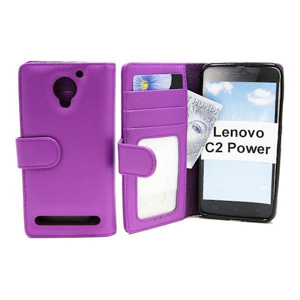 Plånboksfodral Lenovo C2 Power Lila