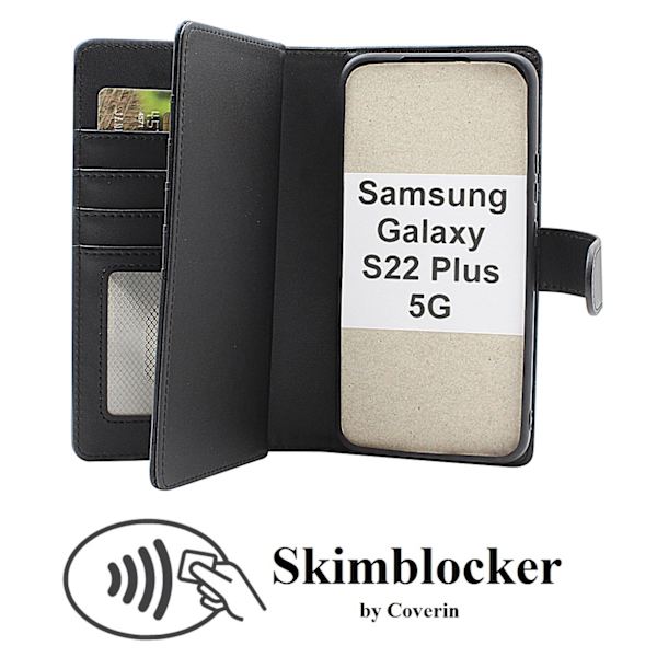 Skimblocker Samsung Galaxy S22 Plus 5G XL Magnetfodral