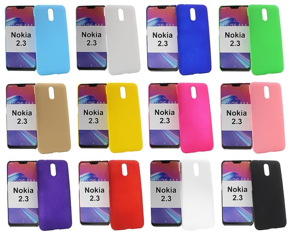 Hardcase Nokia 2.3 (Svart) Ljusblå