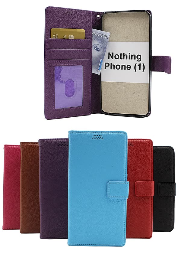 New Standcase Wallet Nothing Phone (1) Röd