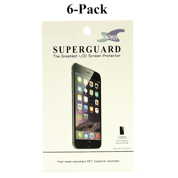 6-Pack Skärmskydd Moto C Plus