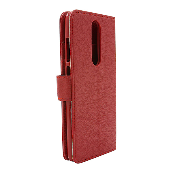 New Standcase Wallet Nokia 5.1 Röd
