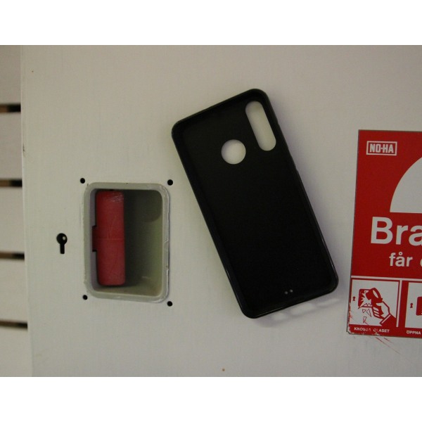 Skimblocker XL Magnet Wallet Huawei P30 Lite (Svart)