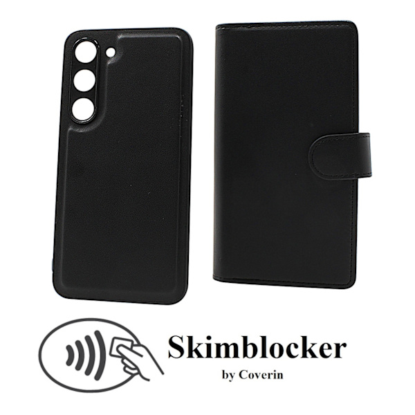Skimblocker Samsung Galaxy S23 5G XL Magnet Plånboksfodral