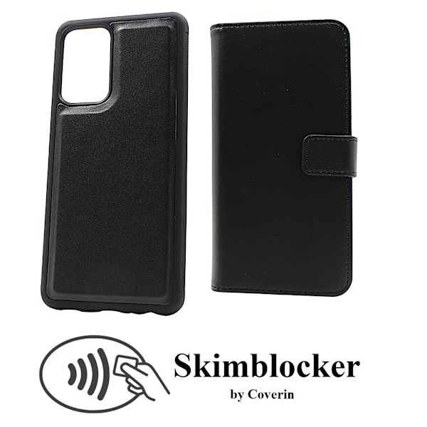 Skimblocker Magnet Fodral Samsung Galaxy A52 5G Svart