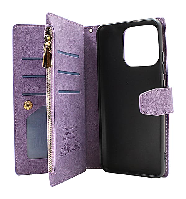 XL Standcase Lyxfodral Xiaomi Redmi 12C Vinröd