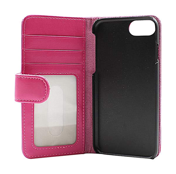 Skimblocker Plånboksfodral iPhone 7 Hotpink