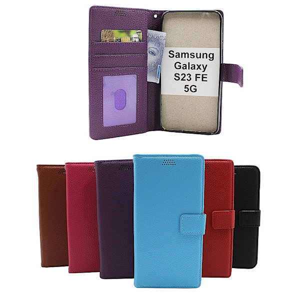 New Standcase Wallet Samsung Galaxy S23 FE 5G Hotpink