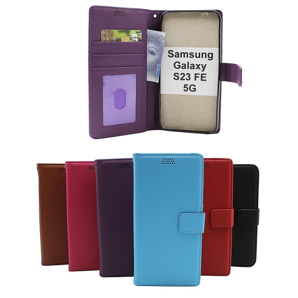 New Standcase Wallet Samsung Galaxy S23 FE 5G Svart