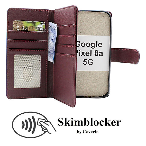 Skimblocker Google Pixel 8a 5G XL Mörkröd