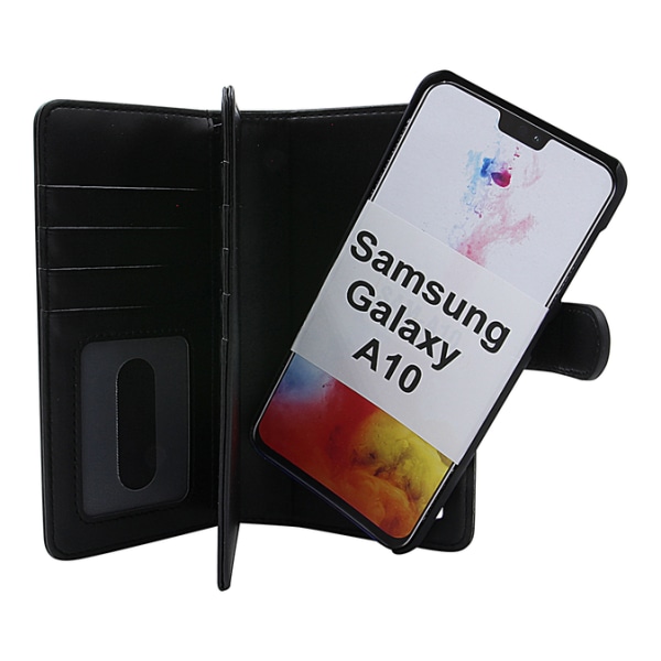 Skimblocker XL Magnet Wallet Samsung Galaxy A10 (A105F/DS) Svart