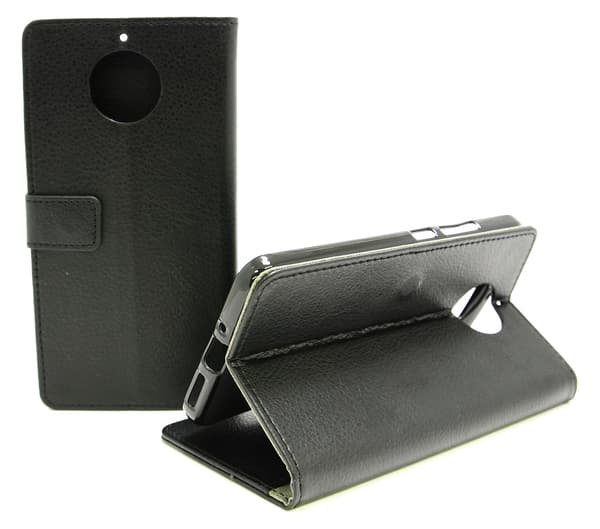 Standcase Wallet Moto G5s Svart
