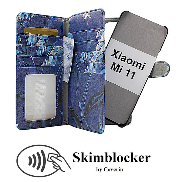 Skimblocker XL Magnet Designwallet Xiaomi Mi 11