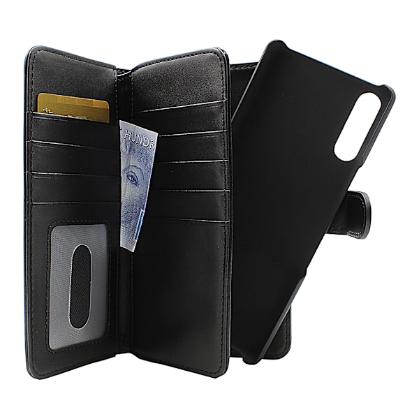 Skimblocker XL Magnet Wallet Sony Xperia L4 Svart