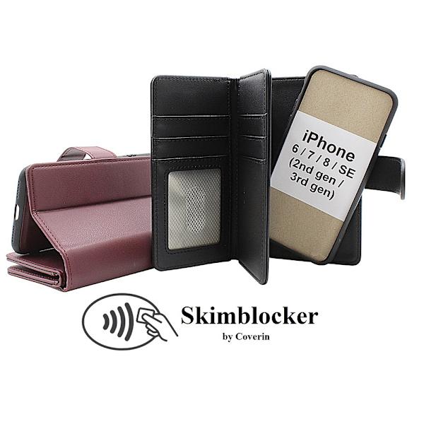 Skimblocker XL Magnet Fodral iPhone 6/7/8/SE 2nd/3rd Gen. Röd