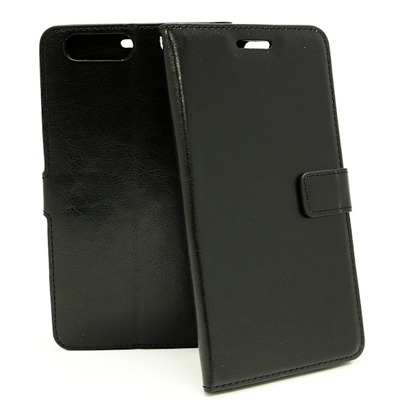 Crazy Horse Wallet OnePlus 5 Svart