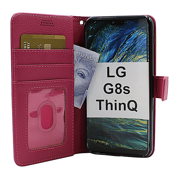 New Standcase Wallet LG G8s ThinQ (LMG810) Hotpink