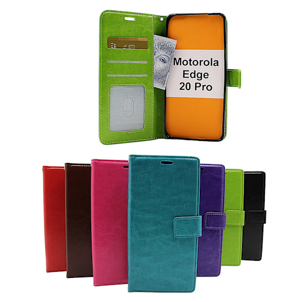 Crazy Horse Wallet Motorola Edge 20 Pro Turkos