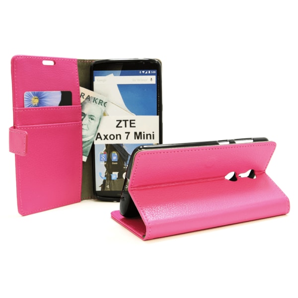 Standcase Wallet ZTE Axon 7 Mini Hotpink