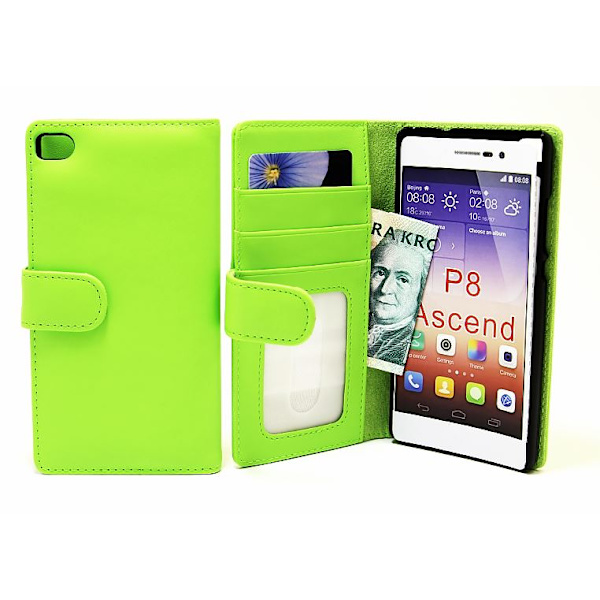 Plånboksfodral Huawei P8 Grön
