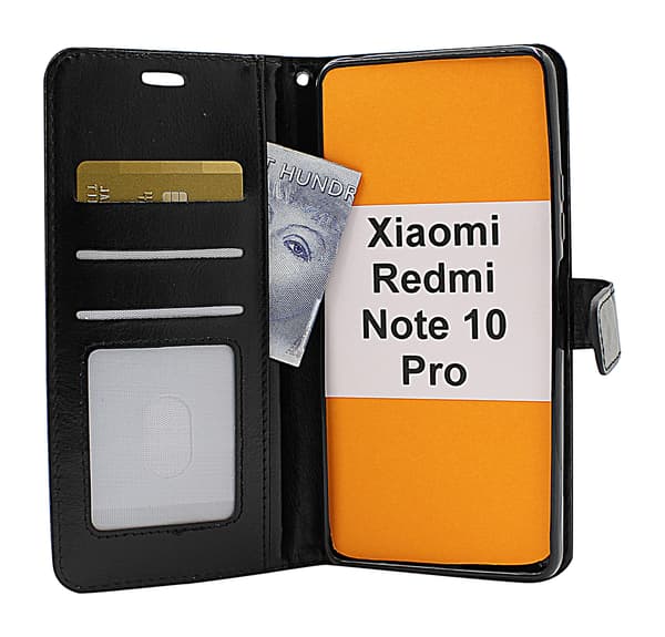 Crazy Horse Wallet Xiaomi Redmi Note 10 Pro Lila
