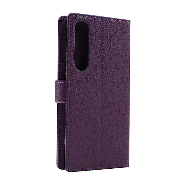 New Standcase Wallet Sony Xperia 1 V 5G (XQ-DQ72) Ljusblå
