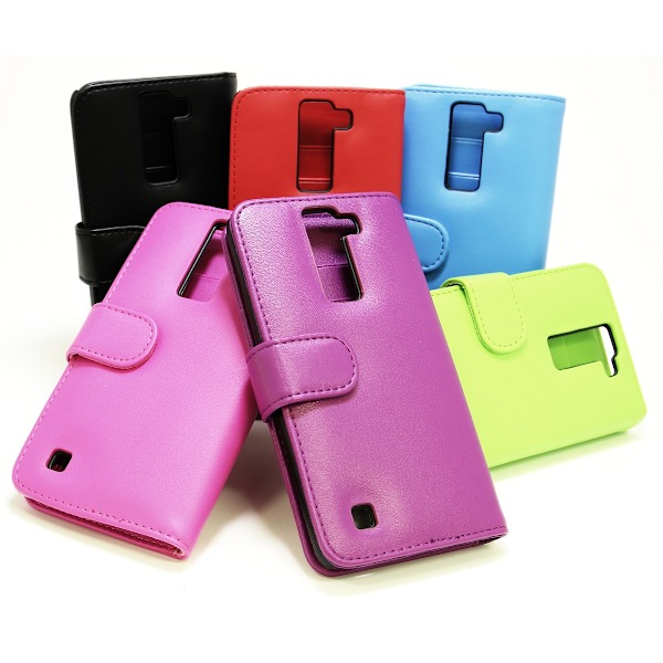 Plånboksfodral LG K8 (K350N) Hotpink