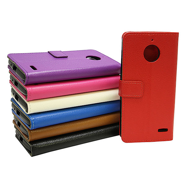 Standcase Wallet Moto E4 / Moto E (4th gen) (XT1762) Röd