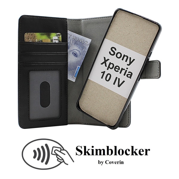 Skimblocker Magnet Fodral Sony Xperia 10 IV 5G (XQ-CC54)