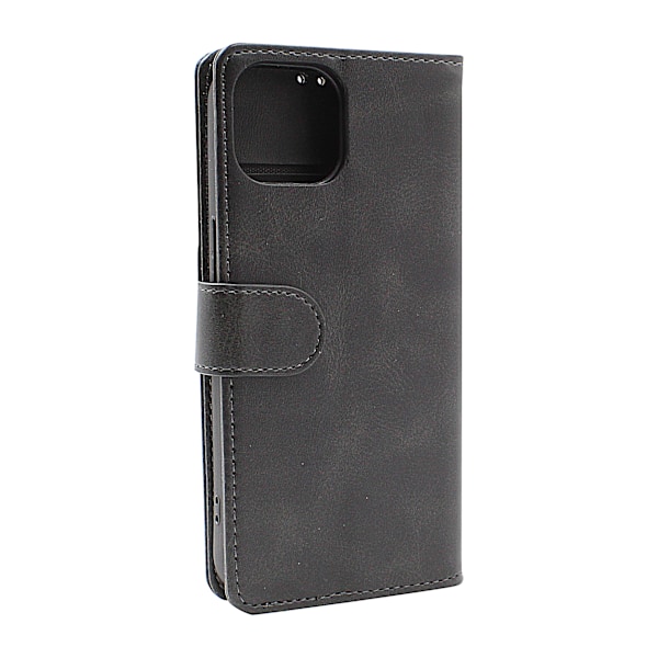 Zipper Standcase Wallet iPhone 13 (6.1) Grå