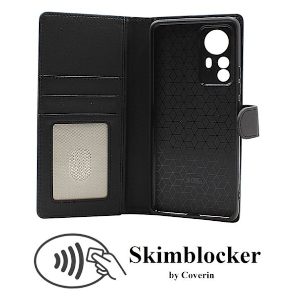 Skimblocker Xiaomi 12 Pro Magnet Plånboksfodral