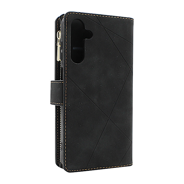 XL Standcase Lyxfodral Samsung Galaxy A25 5G (SM-A256B/DS) Svart