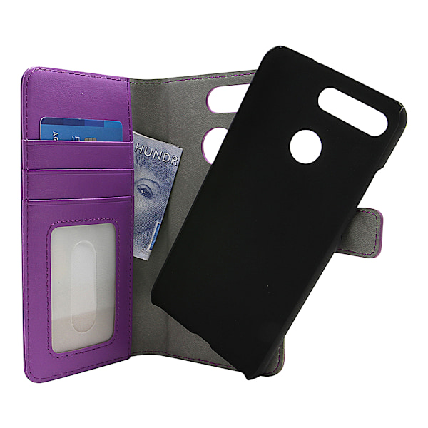 Skimblocker Magnet Wallet Huawei Honor View 20 Lila