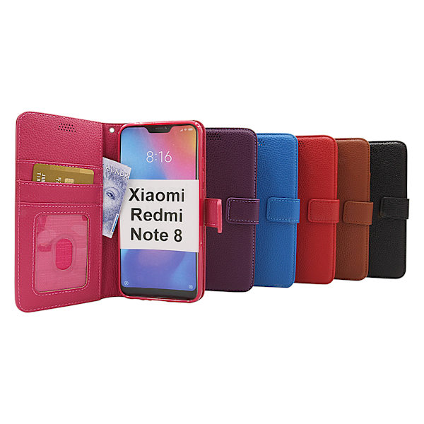 New Standcase Wallet Xiaomi Redmi Note 8 Brun