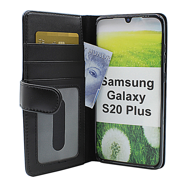 Skimblocker Plånboksfodral Samsung Galaxy S20 Plus (G986B) Svart