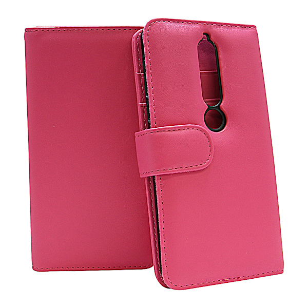 Plånboksfodral Nokia 6 (2018) Hotpink