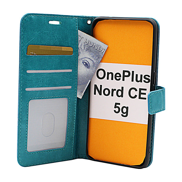 Crazy Horse Wallet OnePlus Nord CE 5G Svart